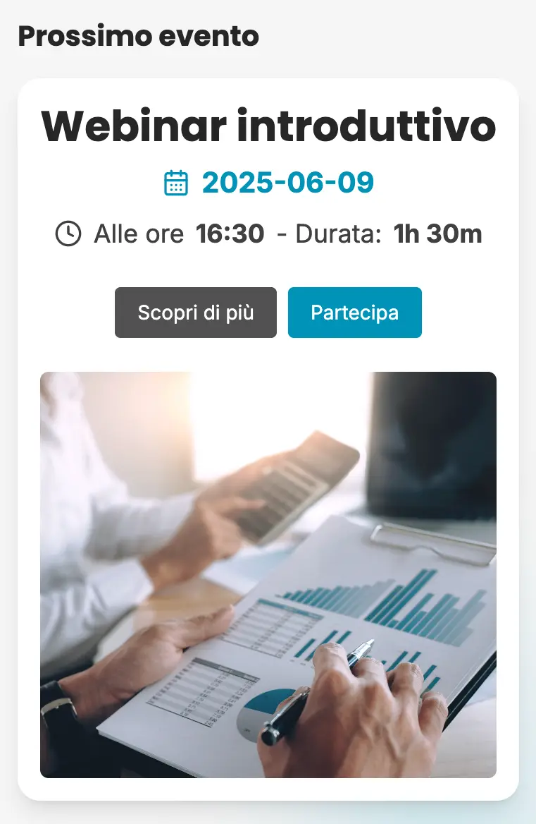 Tableda partecipa agli eventi con un click
